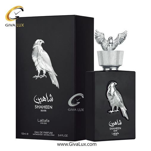  ادو پرفیوم  یونیسکس لطافه اورجینال مدل Lattafa Shaheen Silver | شاهین سیلور حجم  100 میل